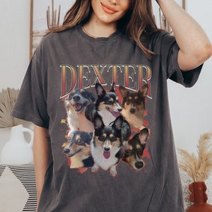 Camisa de contrabando de perro retro personalizada, camisa de perro de colores cómodos personalizados, camiseta retro de los años 90 de contrabando de perro, camisa de mascota personalizada, regalo del dueño del perro