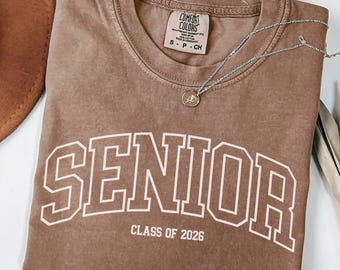 Comfort Colors Class of 2026 Shirt Senior 2026 TShirt Senior Class of 2026 Matching Shirts for Graduation TShirt Gift