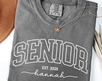 Senior Mom Shirt, Class Of 2026 Shirt, Senior Mom 2026 Comfort Colors Shirt, Gift For Mom, Graduation Mom Shirt, Proud Mom of 2026 Graduate