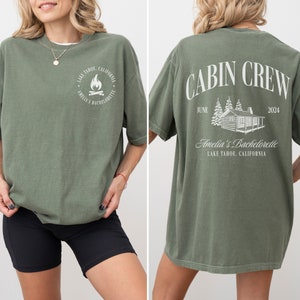 Cabin Crew Before I Do Shirts, Camp Bach Comfort Colors Custom Bachelorette Party Shirts, Cabin Crew Tees, Camping Bachelorette Shirts