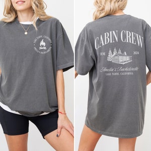 Cabin Crew Before I Do Shirts, Camp Bach Comfort Colors Custom Bachelorette Party Shirts, Cabin Crew Tees, Camping Bachelorette Shirts