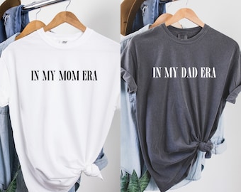 Comfort Colors Mama and Dad Shirts, Gift for New Mom, Dad Pregnancy Announcement Shirts, New Dad Shirt, Christmas Gift For Mom and Dad