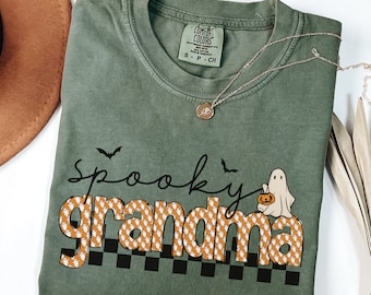 Comfort Colors® Halloween Grandma Shirt, Spooky Grandma Shirt, Nana Halloween Shirt, Ghost Grandma Shirt, Halloween Gift for Grandma