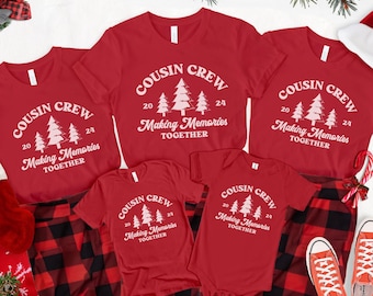 Cousin Crew Shirts Christmas, Family Matching Cousin Crew, Cousin Reunion Shirt, Christmas Cousin Party, Family Reunion Shirts Cousin Gift