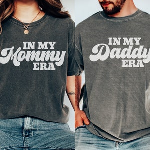 Comfort Colors Mama and Dad Shirts, Gift for New Mom, Dad Pregnancy Announcement Shirts, New Dad Shirt, Christmas Gift For Mom and Dad