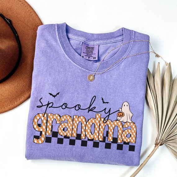 Comfort Colors® Halloween Grandma Shirt, Spooky Grandma Shirt, Nana Halloween Shirt, Ghost Grandma Shirt, Halloween Gift for Grandma