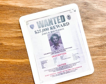 John B Wanted Flyer - OBX Sticker