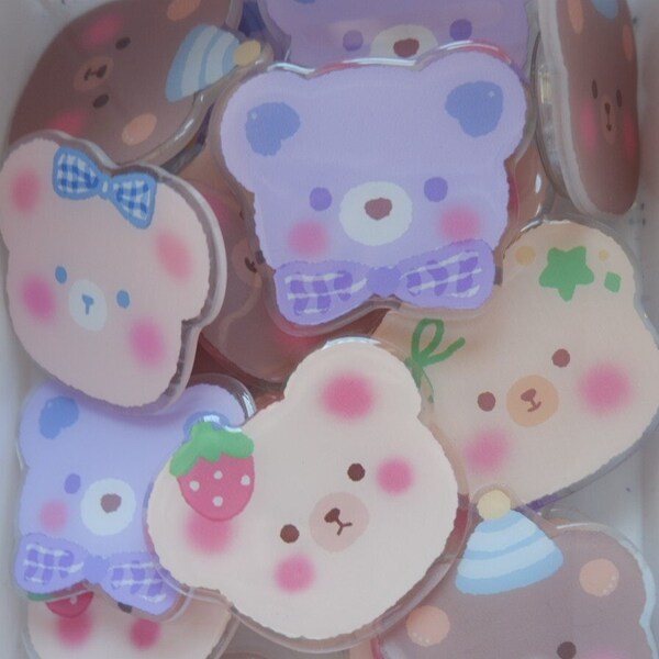 B Grade Imperfect Cute Resin Teddy Bear Puppy Cell Phone Grip Foldable Bracket Handle Extend Quality B Grade
