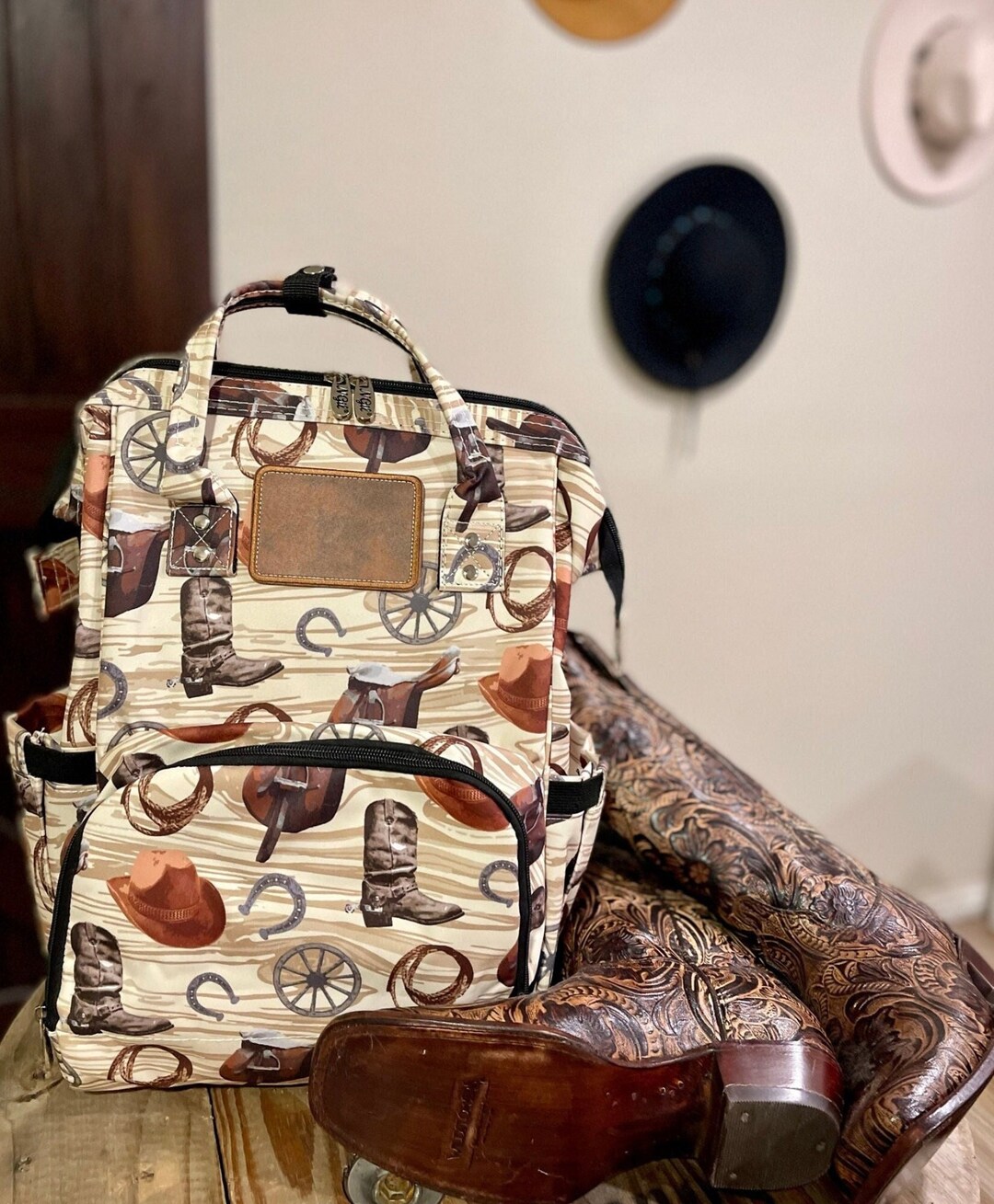 Rodeo Diaper Bag Personalized Diaper Bag Western Diaper Bag Etsy