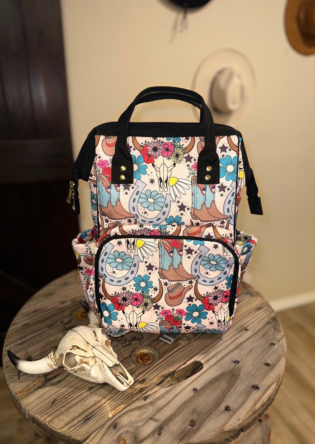 Western Diaper Bag Personalized Diaper Bag Cowgirl Diaper Etsy