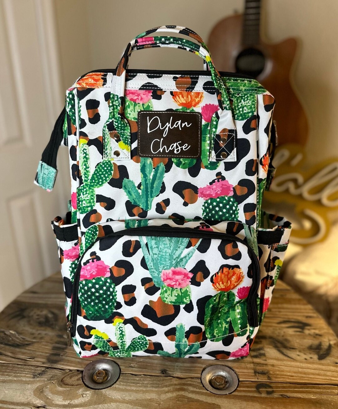 Western Diaper Bag Cactus Diaper Bag Personalized Diaper Etsy