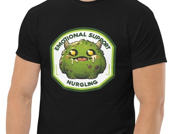 Camiseta de Wargaming de Nurgling de apoyo emocional. Regalo para wargamer. Camiseta para coleccionistas de miniaturas. Camiseta clásica de Wargaming. Múltiples colores.
