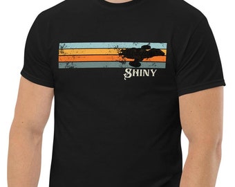 Shiny Firefly Serenity, Gift for Geeks, browncoats, Science Fiction Shirt, sci fi tshirt, Firefly shirt - Multiple Colour Options