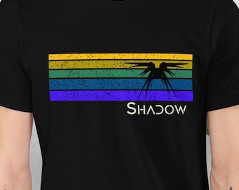 Camiseta retro Shadow Ship, de Babylon 5, regalo de ciencia ficción, regalos para geeks, Babylon 5, regalo de Navidad - Varias opciones de color