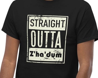 Camiseta "Directamente de Z'ha'dum Babylon 5", cita de ciencia ficción de Babylon 5, regalo de ciencia ficción, camiseta clásica
