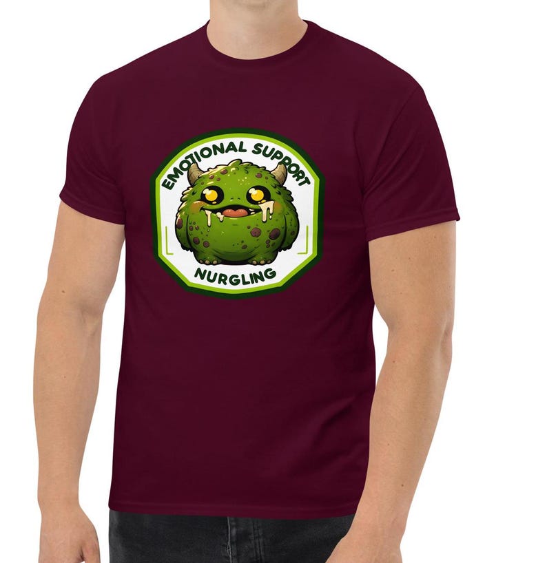 S - 5XL, Emotional Support Nurgling, Wargaming Shirt, Wargamer T-Shirt, Miniature Collectors, Men's classic tee