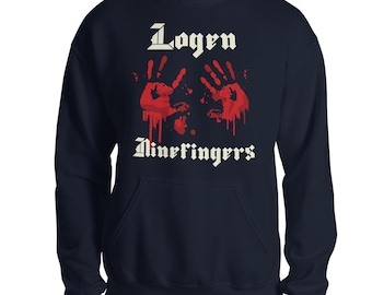 Logen Ninefinger - The Bloody Nine, Joe Abercrombie, The First Law, geeky Gift, book lover shirt - Unisex Hoodie