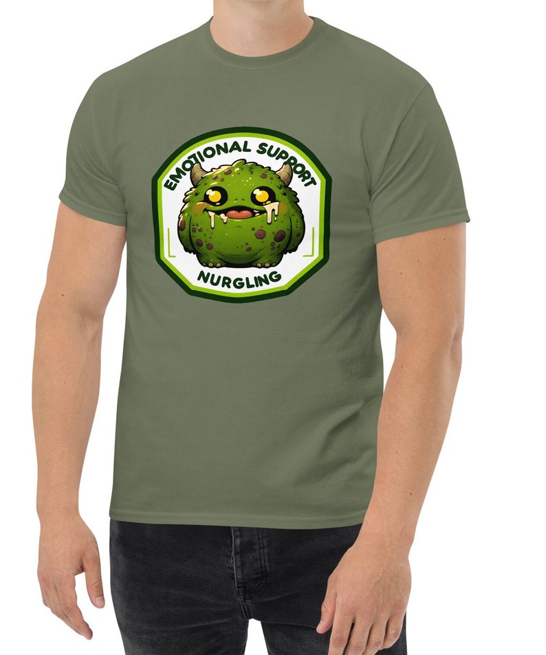 S - 5XL, Emotional Support Nurgling, Wargaming Shirt, Wargamer T-Shirt, Miniature Collectors, Men's classic tee