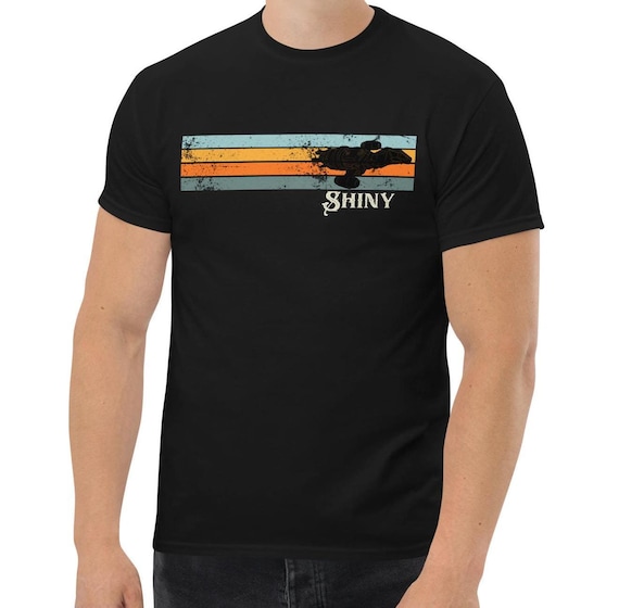 Shiny Firefly Serenity, Gift for Geeks, browncoats, Science Fiction Shirt, sci fi tshirt, Firefly shirt - Multiple Colour Options
