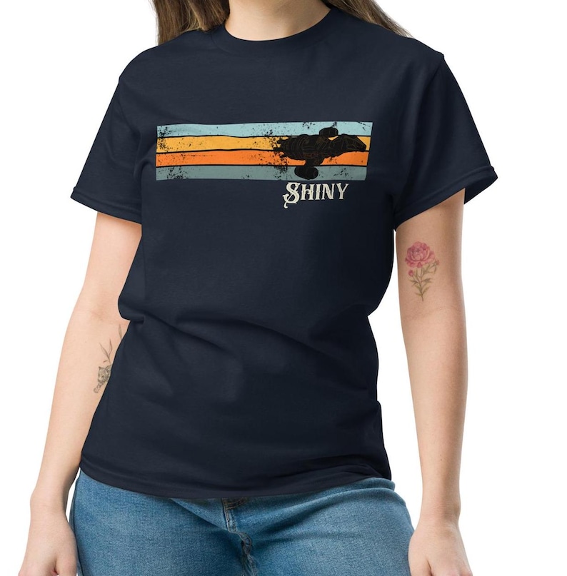 Shiny Serenity Firefly - Retro Gift for Geeks Science Fiction Shirt Nostalgia Unisex Classic Tee - Multiple Colour Options