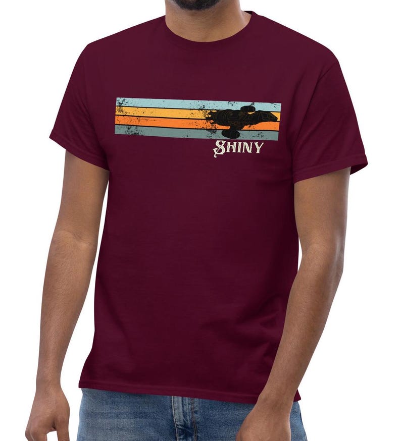 Shiny Serenity Firefly - Retro Gift for Geeks Science Fiction Shirt Nostalgia Unisex Classic Tee - Multiple Colour Options