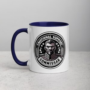 emotionale Unterstützung Kmissär wargaming Tassen Wargamer Kaffeetasse Imperial Guard Miniature Sammler, Becher mit Farbe innen