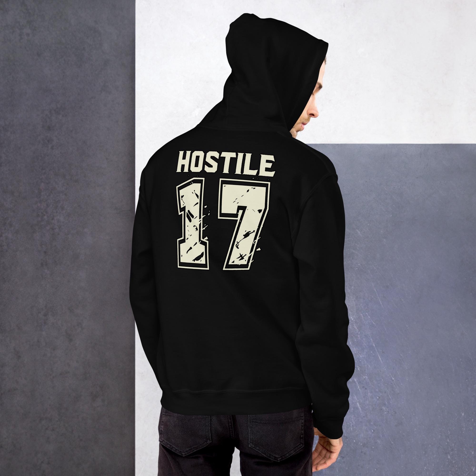 Sudadera con capucha Hostile 17 Spike BTVS, sudadera con capucha inspirada en Buffy la cazavampiros, sudadera con capucha vintage nostálgica de los 90
