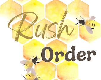 Rush my Order ADDITIONAL fee ONLY. Please ADD this option along with your purchase