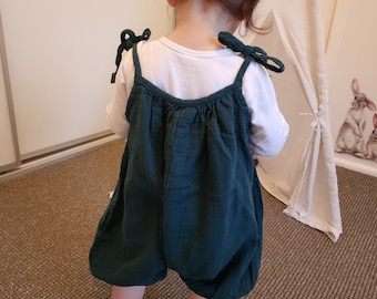 Handmade Denise Overall, Organic Muslin Cotton