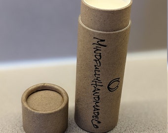 All Purpose Balm- 12mL Tube for Lips, Cuticles, Elbows, Heels, Chapped Skin. Zero Waste, Fragrance Free