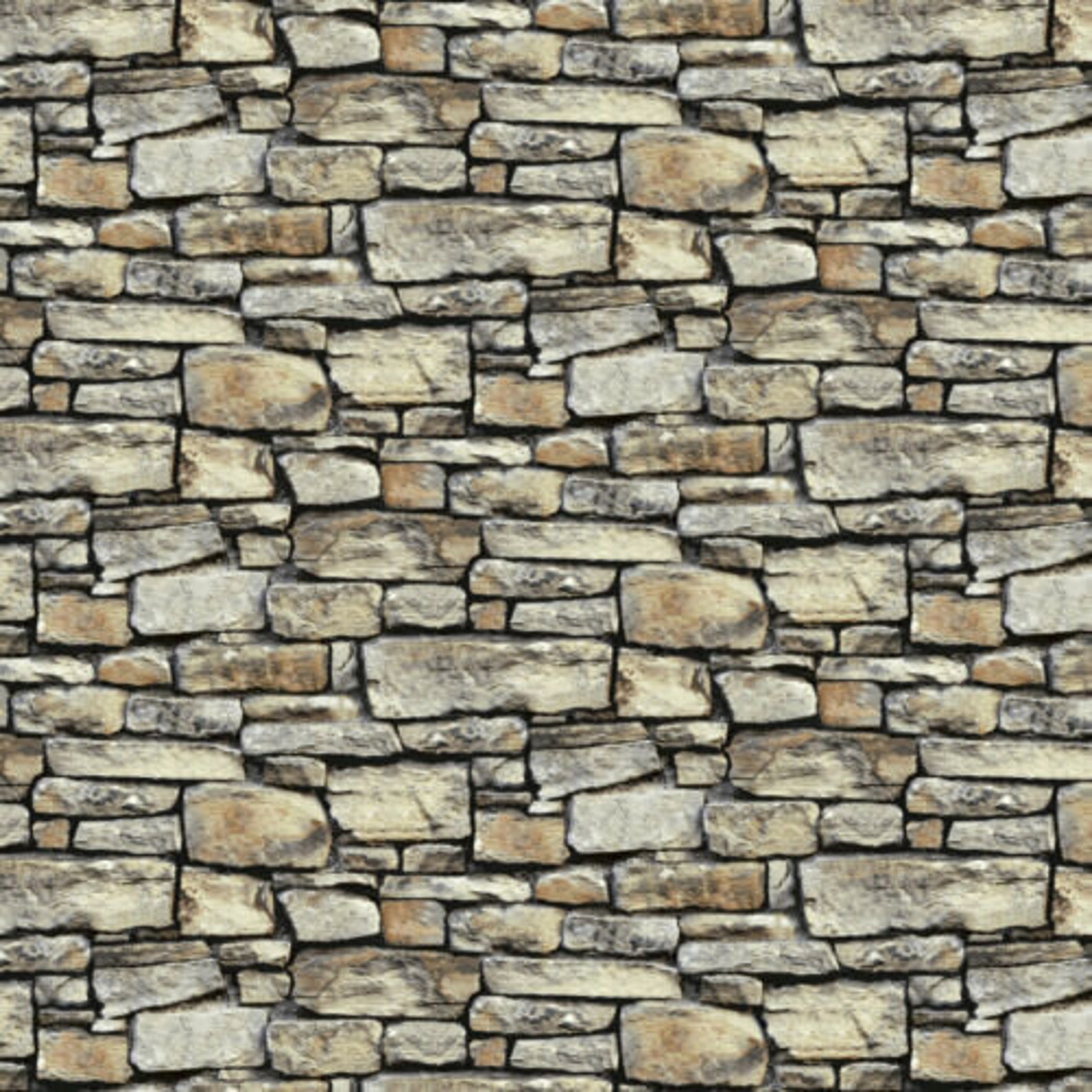 4 dollhouse sheets wall 1/12 scale wall brick stone 20x28cm Etsy