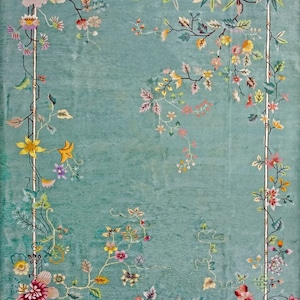 nueva alfombra escala 1/6 20 x 28 cm, CASA DE MUÑECAS IMPRESA en CANVA de algodón