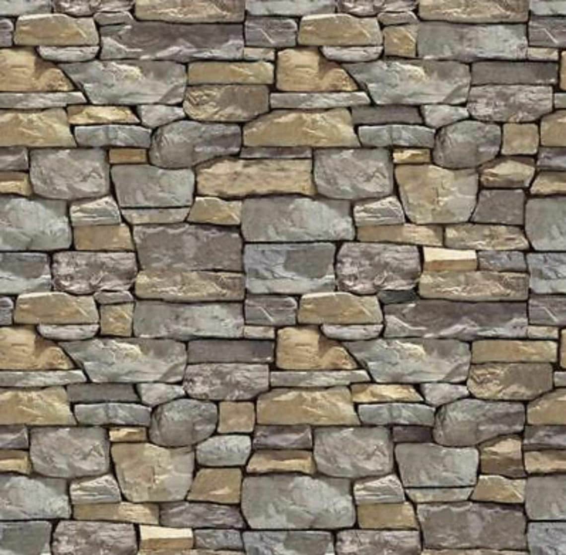 New 16 Sheets Wall 1/87 Ho Scale Wall Brick STONE 20x28cm Each Sheet