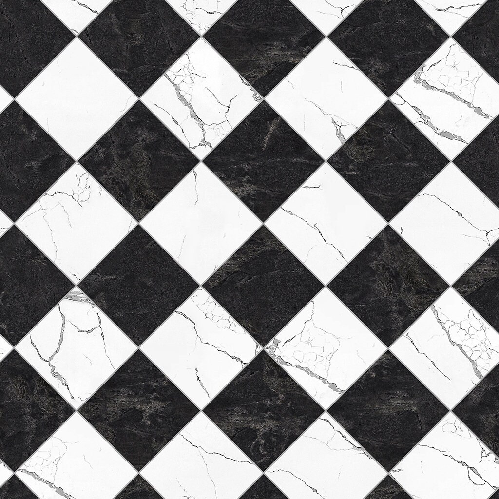 New New 6 SHEETS MATT Marble Black White Dollhouse 21x29cm