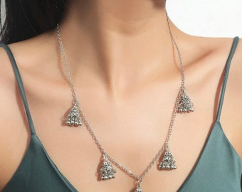 Jhumka Necklace - Etsy