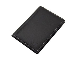 Credit card case / card case / business card case / credit card case / card case with 12 compartments (Design 2 / Black)