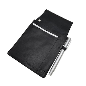 Calfskin Waiter Holster / Holster / Bag for Waiter&#39;s Wallet in Black