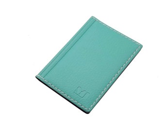 Credit card case / card case / business card case / credit card case / card case with 12 compartments (Design 2 / Pistachio)