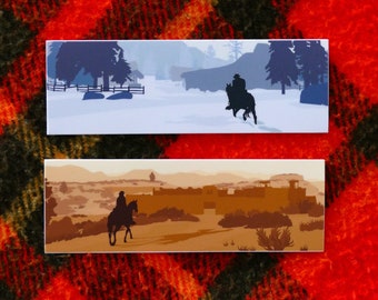 Journey to Redemption - Vinyl Cowboy Stickers