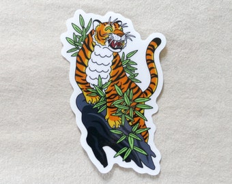 Tiger Tattoo - Vinyl Sticker
