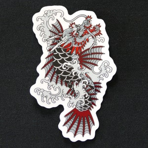 Dragonfish Tattoo - Vinyl Sticker