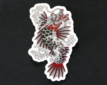 Dragonfish Tattoo - Vinyl Sticker