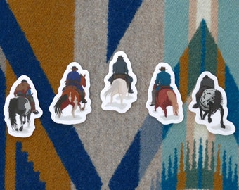 Outlaw Gang Riding Out - Vinyl Stickers