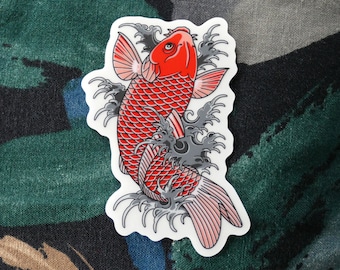 Koi Tattoo - Vinyl Sticker