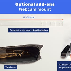 Add-ons and replacement parts for Lucky Duck Tech Webcam Mounts