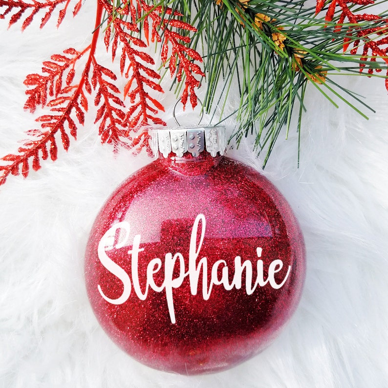 Personalized Christmas Ornaments Custom Name Ornaments image 1