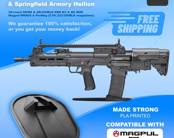 Tavor X95 / Hellion AR-15 Display Stand, Magpul PMAG Compatible