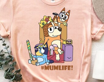 bluey t shirt adult