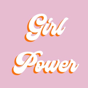 Girl Power Print | Feminist Art | Printable Art
