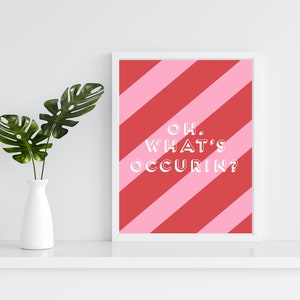 What&#39;s Occuring Print | Gavin and Stacey Print | Printable Wall Art